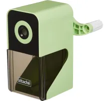 Точилка механическая Attache Bright Colours,авто-фиксация карандаша,зеленый