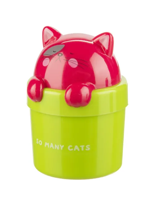 Точилка M&G So Many Cats, 1 отверстие, с контейнером, в ассорт, для детей