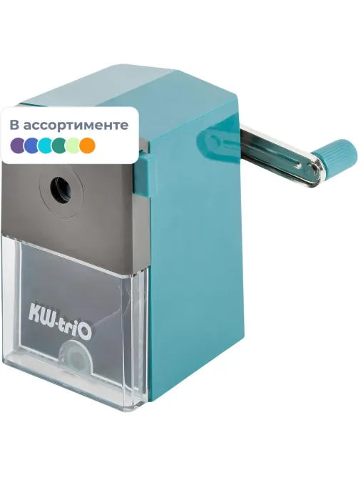 Точилка механическая KW-trio 305A цвет ассорти