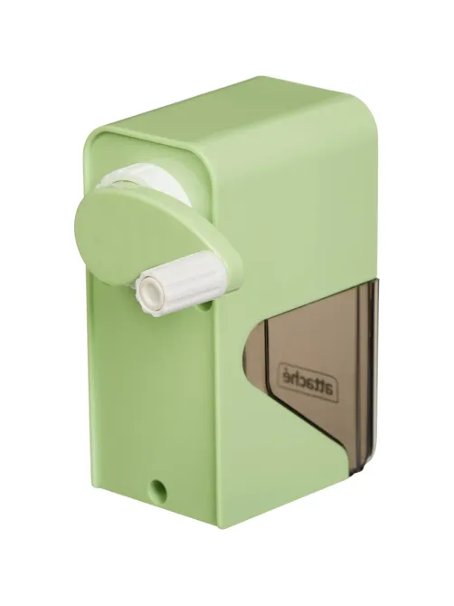 Точилка механическая Attache Bright Colours,авто-фиксация карандаша,зеленый