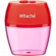 Точилка Attache, 2 отверстие, с контейнером, в ассорт