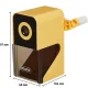 Точилка механическая Attache Bright Colours,авто-фиксация карандаша,желтый