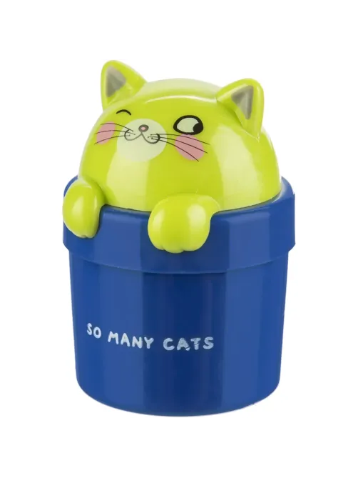Точилка M&G So Many Cats, 1 отверстие, с контейнером, в ассорт, для детей
