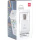 Точилка для карандашей электрич. Deli, 1 отв., пластик ,батарея+ USB, белый