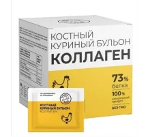 Бульон Круглые сутки костный куриный в стиках, 15 саше по 5г