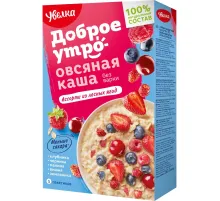 Каша Увелка овсяная Ассорти из лесных ягод, 5штx40г/уп