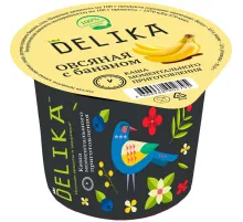 Каша Delika овсяная с бананом, 43г