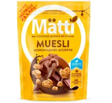 Мюсли   Matti запеченные шоколадное ассорти, 250г