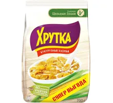Хлопья кукурузные Хрутка хрустящие, обогащенные кальцием, 700г