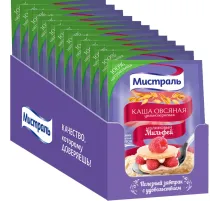 Каша овсяная Мистраль Малиновый Мильфей 40гx25шт/уп
