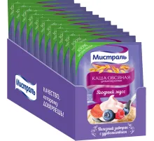 Каша овсяная Мистраль Ягодный Мусс 40гx25шт/уп