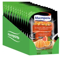 Каша овсяная Мистраль Заряд энергии 40гx12шт/уп