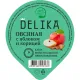 Каша Delika овсяная с яблоком и корицей, 43г
