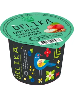 Каша Delika овсяная с яблоком и корицей, 43г