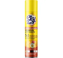 Полироль для мебели SKY MAX с Воском 300 мл