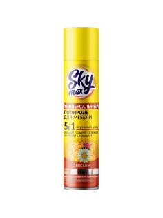 Полироль для мебели SKY MAX с Воском 300 мл