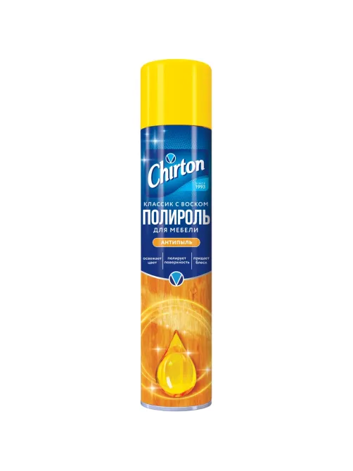 Полироль для мебели CHIRTON Антипыль 300 мл, аэрозоль