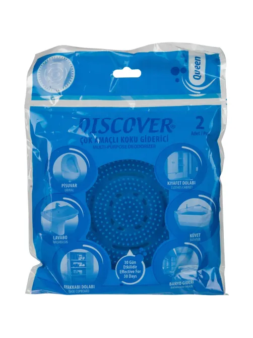 Дезодоратор листовой для писсуаров многофункциональн Discover Queen 2 шт/уп