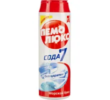 Универсальное чистящее средство ПЕМОЛЮКС порошок 480г Морской бриз