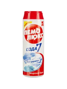 Универсальное чистящее средство ПЕМОЛЮКС порошок 480г Морской бриз