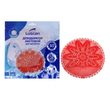 Дезодоратор листовой для писсуаров Luscan красный 1шт