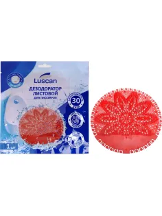 Дезодоратор листовой для писсуаров Luscan красный 1шт