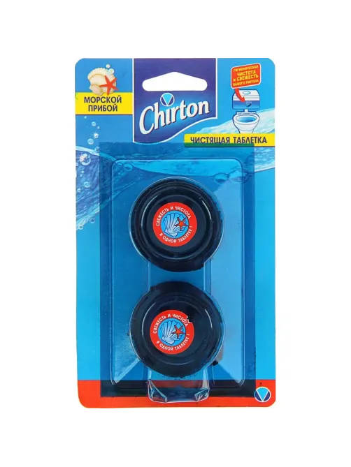 Таблетки для бачка унитаза 2 шт. Chirton Морской