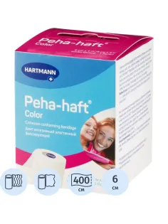 Бинт самофикс эласт 4 м х 6 см, PEHA-HAFT 9324844