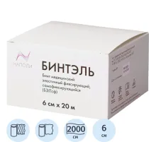 Бинт самофикс эласт 6смх20м, белый, картон, 1шт