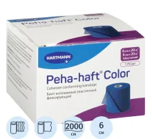 Бинт самофикс эласт 20м х 6см синий PEHA-HAFT 9324732/300022