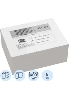 Бинт самофикс эласт 4м х8см TENERIS QUICKFIX Cotton, 12шт/уп