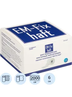 Бинт самофикс эласт 20м х 6см EM-FIX HAFT