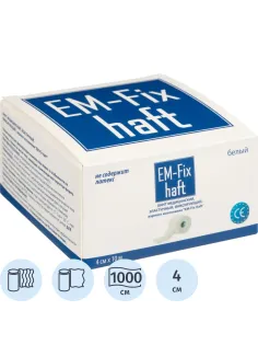 Бинт самофикс эласт 4см х 10м картон. уп.EM-FIX HAFT