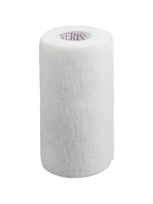 Бинт самофикс эласт 4м х10см TENERIS QUICKFIX Cotton, 12шт/уп