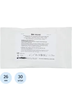Электроды для ЭКГ однораз. D 26 пена, тв.гель, детск., PG10S/RU26, 30шт/уп