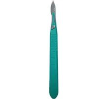 Скальпель хирург, однор., лезвие из нерж.стали р-13, RIBBEL 10шт/уп