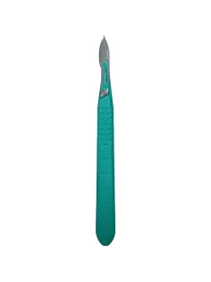 Скальпель хирург, однор., лезвие из нерж.стали р-13, RIBBEL 10шт/уп