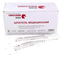 Шпатель терапевтический деревянный стерил. 150х18х1,6 мм OP01-61 100шт/уп