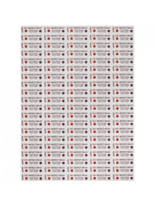 Индикатор стерилизации ПАР ИнТЕСТ-ПФ1 121/20, 134/4, 500 шт.,  б/ж