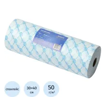 Салфетка спанлейс в рулоне 30х40, голубой, пл.50, 100шт/рул, 10288(0889)