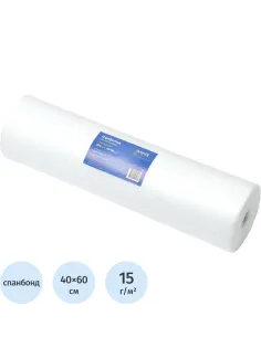 Салфетка в рулоне 40х60, белый (200шт/упак), SS Стандарт, 10494(1169)