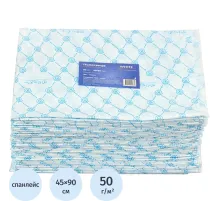 Салфетка спанлейс 45x90 см, голубой, пл.50, 50шт/уп, 10266(0360)