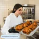 Шапочка Шарлотта неткан. черная, пл 12г 48 см Комус, 100шт/уп