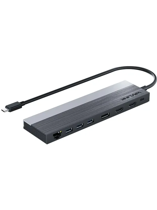 Док-станция Wavlink (WL-UMD08) USB-C Triple Display/85W PowerDelivery