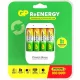 Зарядное устройство GP 270AAHC/CPB-2CR4, 4 слота + 4 акк. 2700 mAh