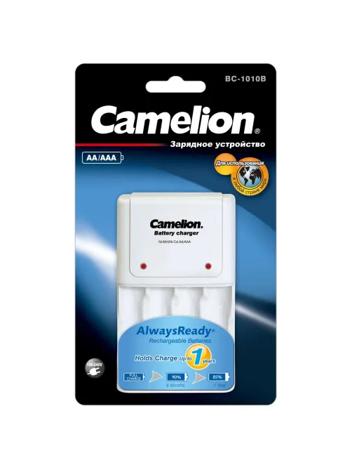 Зарядное устройство Camelion BC-1010B (BC-1010B, 2-4AA/AAA/200Ma)
