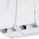 Дозатор для жидкого мыла 2x380мл пластик белый M-9029W-2