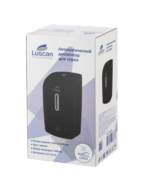 Дозатор для дезин.ср-в Luscan Prof Etalon сенс 1200мл черный 151057_ТБ