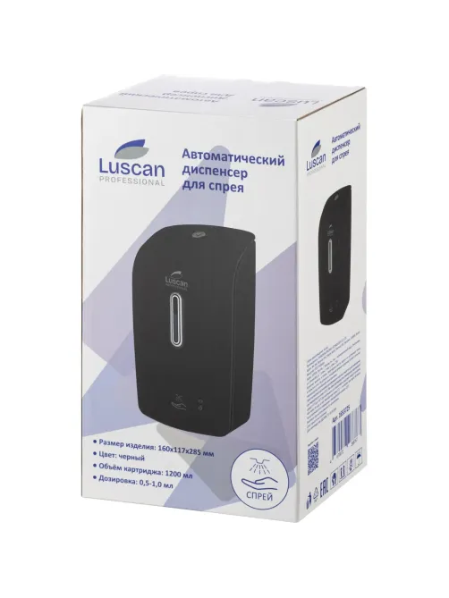 Дозатор для дезин.ср-в Luscan Prof Etalon сенс 1200мл черный 151057