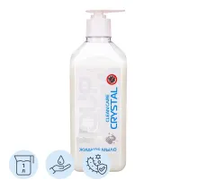 Мыло жидкое IQUP Clean Care Crystal ПЭТ помпа-дозатор 1л